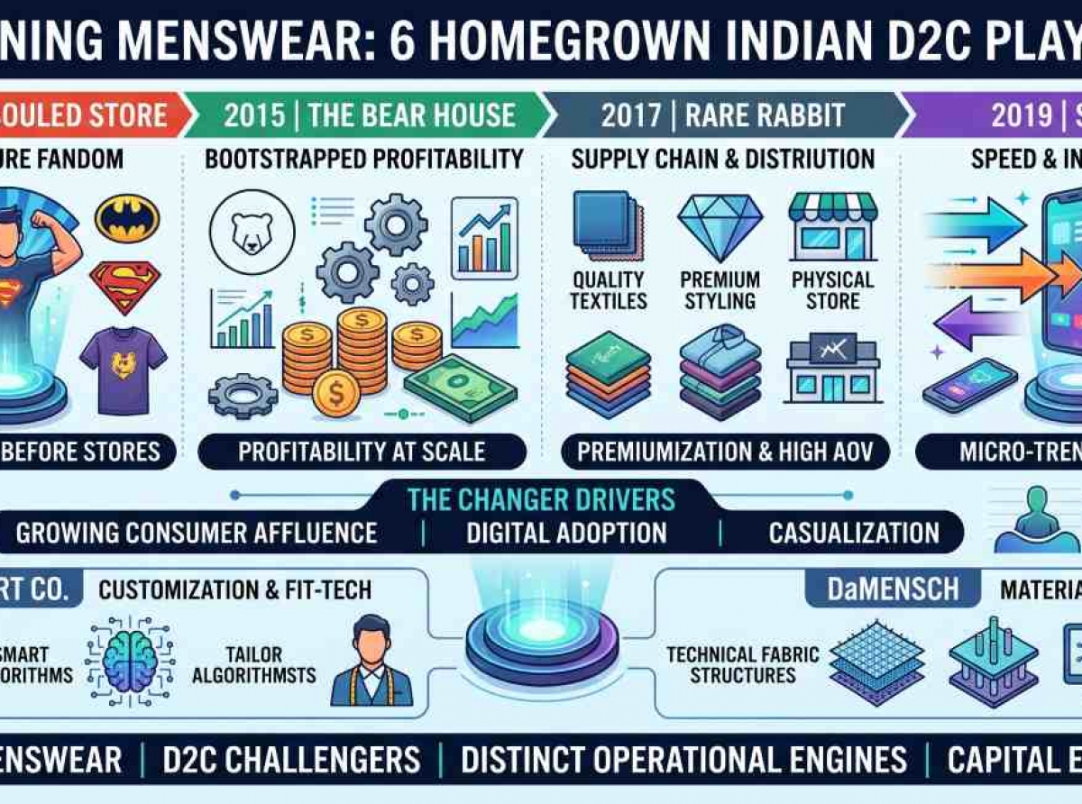 India’s new menswear brands are winning on speed and specialisation